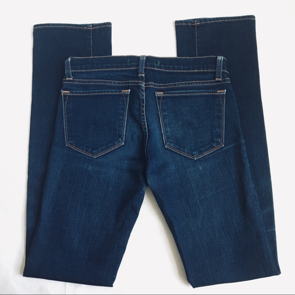 J Brand Straight Leg Ink Dark Wash Blue Denim Jeans 27 - Picture 4 of 17
